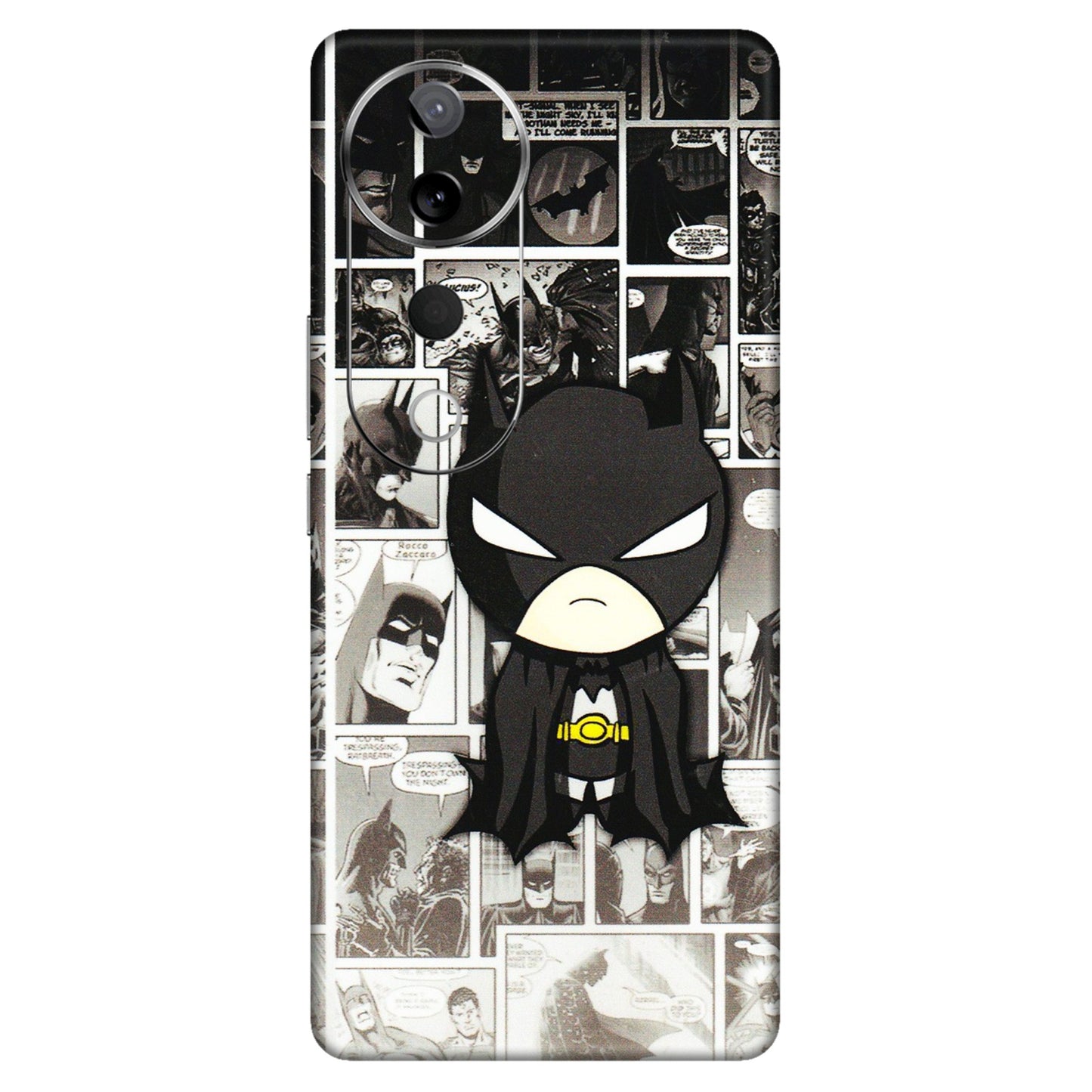VIVO Z/V/X/T/U/S Series Phone Skins (All Models) - Toon Batman - 3D Embossed Finish (L-182) Vivo T3 Ultra (5G)