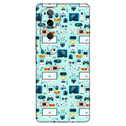 VIVO Z/V/X/T/U/S Series Phone Skins (All Models) - Gadgets Doodle - 3D Embossed Finish (L-184) Vivo T3 Ultra (5G)