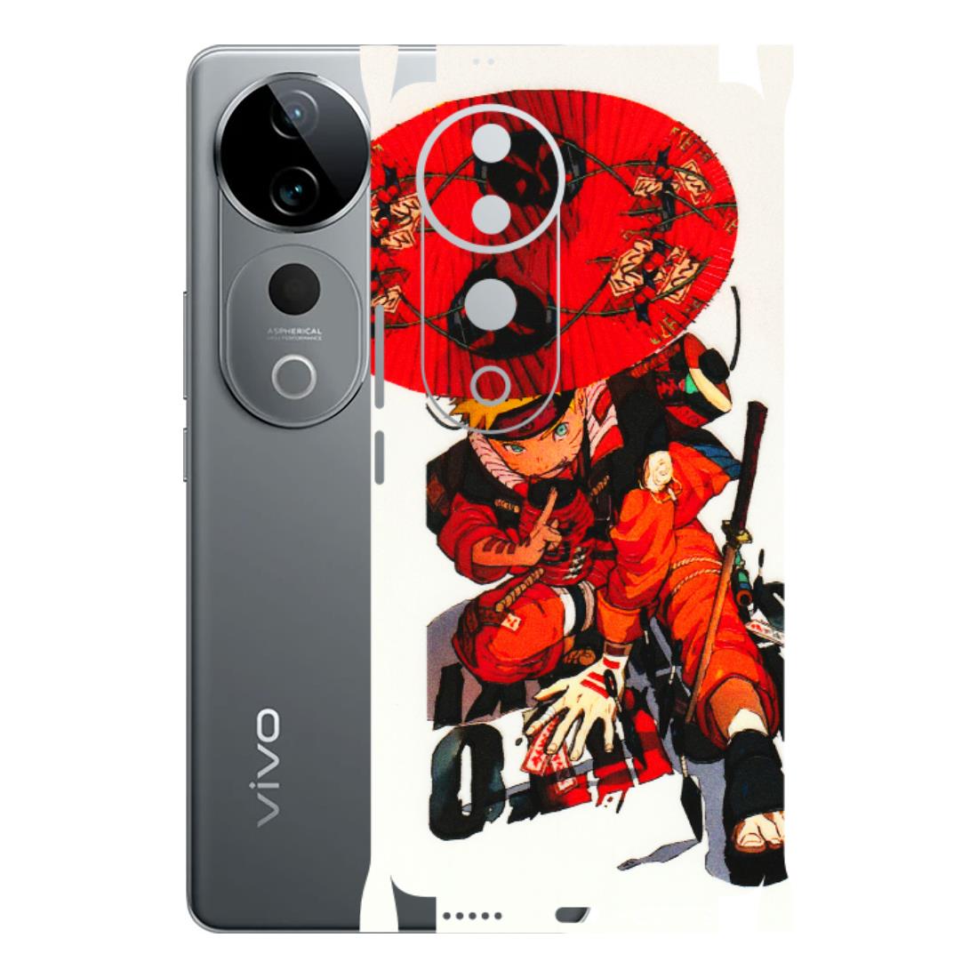 VIVO Z/V/X/T/U/S Series Phone Skins (All Models) - Naruto - 3D Embossed Finish (L-208) Vivo T3 Ultra (5G)
