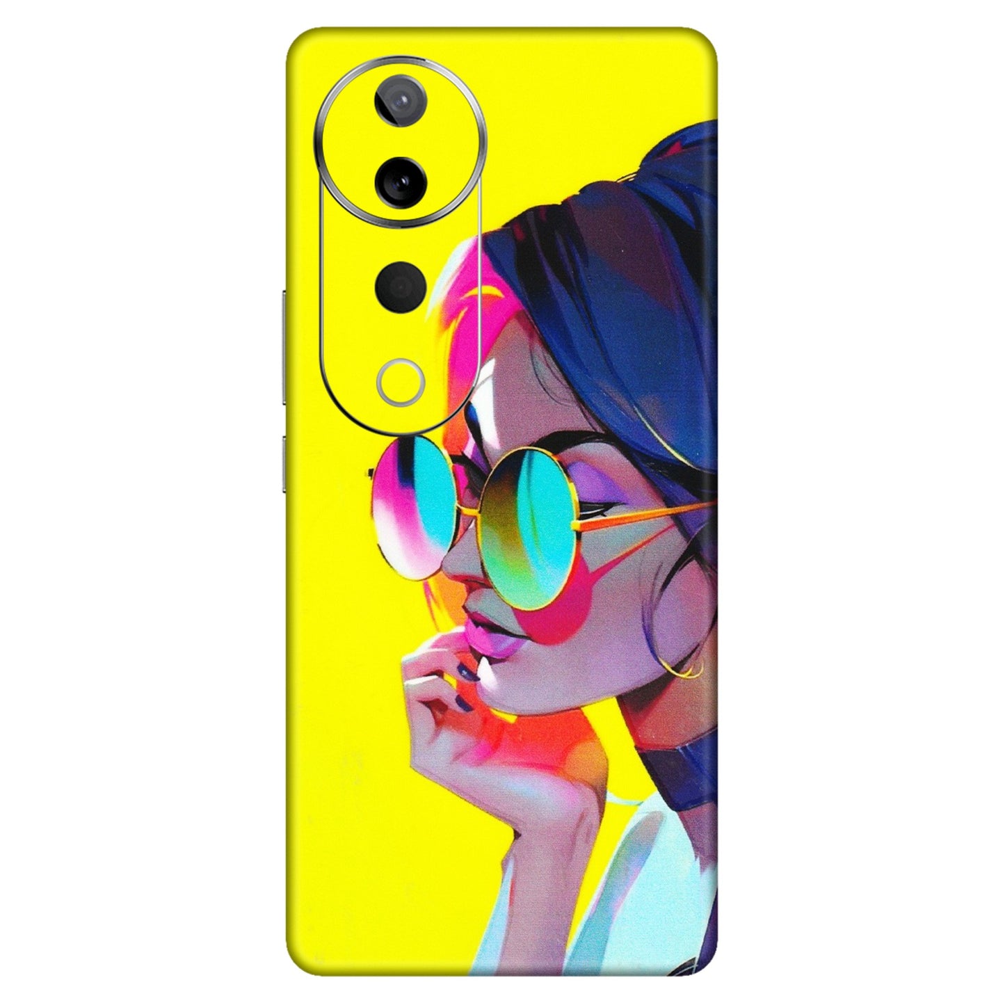 VIVO Z/V/X/T/U/S Series Phone Skins (All Models) - Bold Stylish Girl - 3D Embossed Finish (L-222) Vivo T3 Ultra (5G)