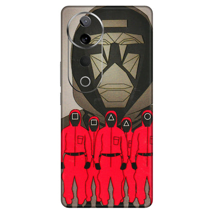 VIVO Z/V/X/T/U/S Series Phone Skins (All Models) - Squid Game Hero - 3D Embossed Finish (L-245) Vivo T3 Ultra (5G)