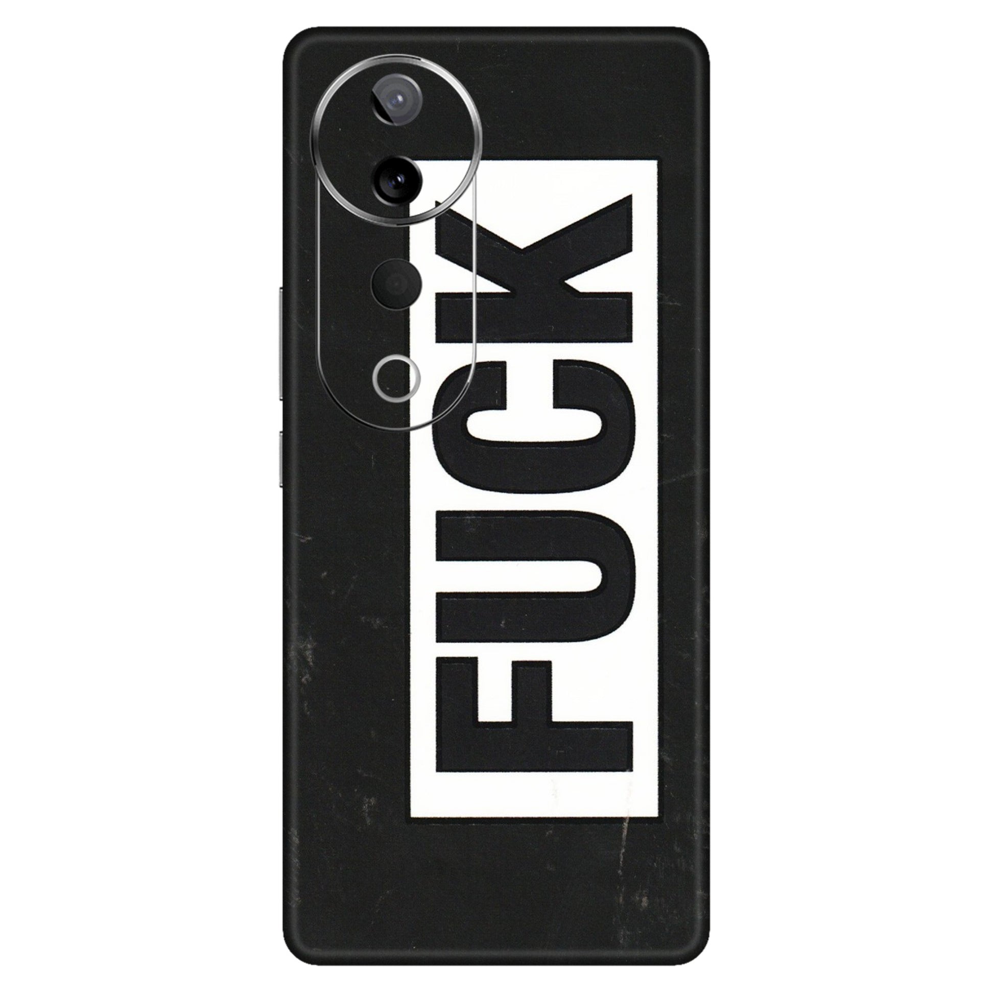 VIVO Z/V/X/T/U/S Series Phone Skins (All Models) - The F Word - 3D Embossed Finish (L-255) Vivo T3 Ultra (5G)