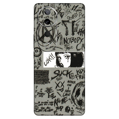 VIVO Z/V/X/T/U/S Series Phone Skins (All Models) - Never Have Love Anime - 3D Embossed Finish (L-260) Vivo T3 Ultra (5G)