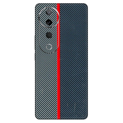 VIVO Z/V/X/T/U/S Series Phone Skins (All Models) - Blue Sober Lines - 3D Embossed Finish (L-305) Vivo T3 Ultra (5G)