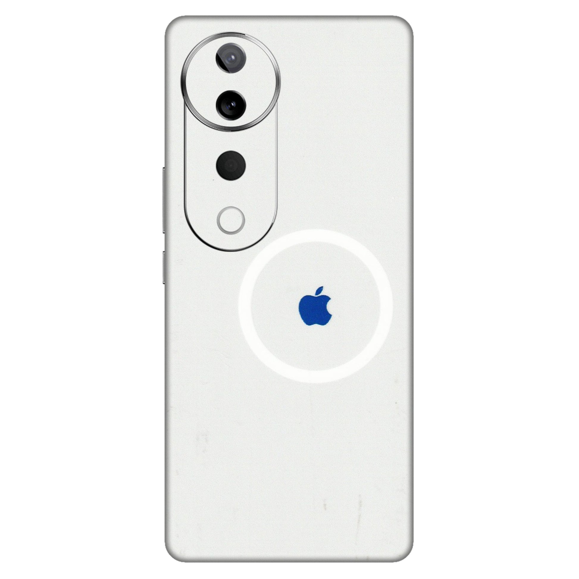 VIVO Z/V/X/T/U/S Series Phone Skins (All Models) - iPhone Magsafe Logo - 3D Embossed Finish (L-320) Vivo T3 Ultra (5G)