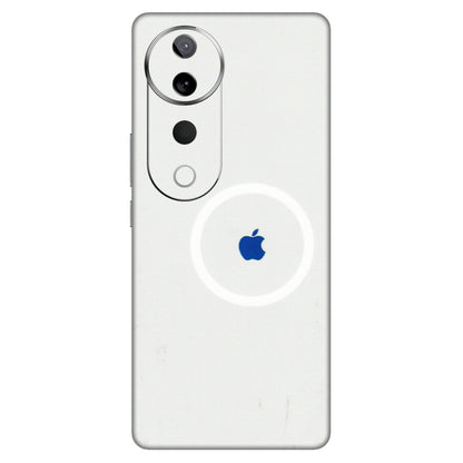 VIVO Z/V/X/T/U/S Series Phone Skins (All Models) - iPhone Magsafe Logo - 3D Embossed Finish (L-320) Vivo T3 Ultra (5G)