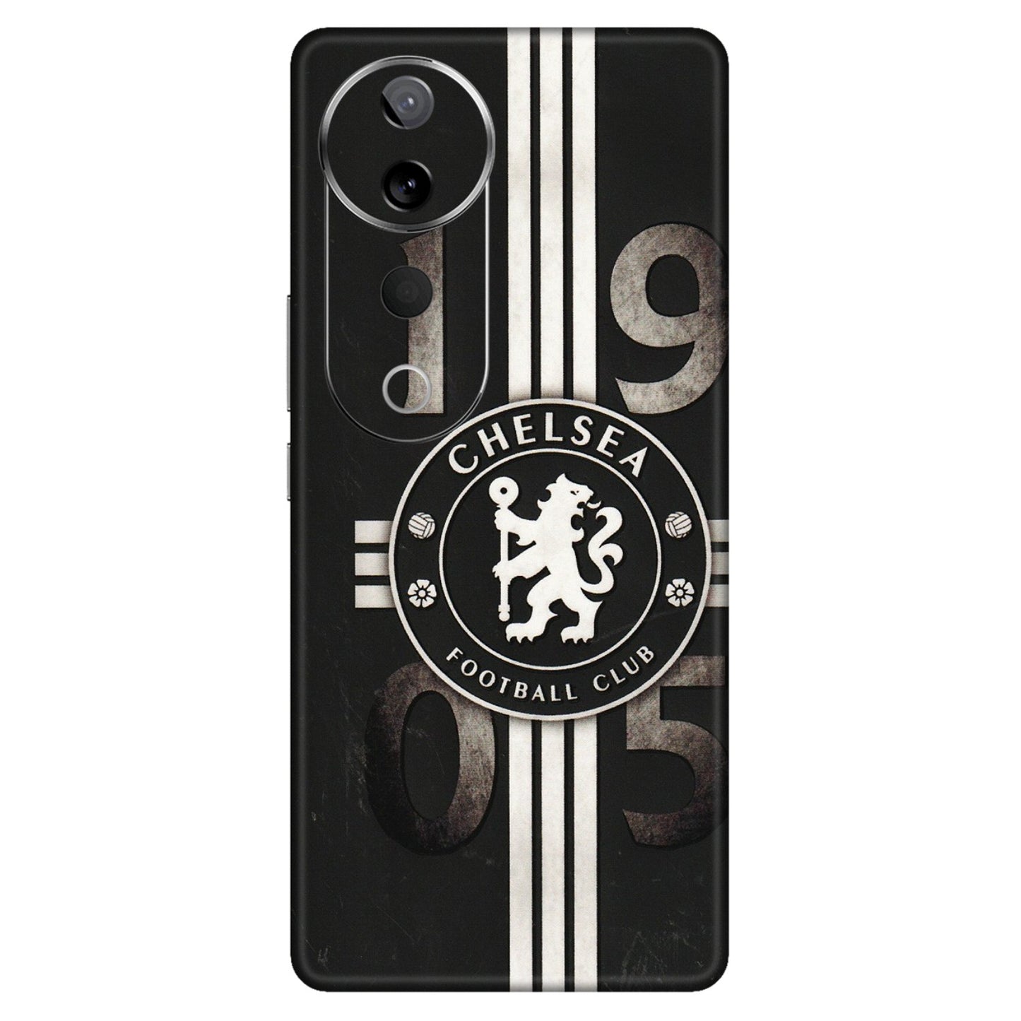 VIVO Z/V/X/T/U/S Series Phone Skins (All Models) - Chelsea Fan Club - 3D Embossed Finish (L-36) Vivo T3 Ultra (5G)