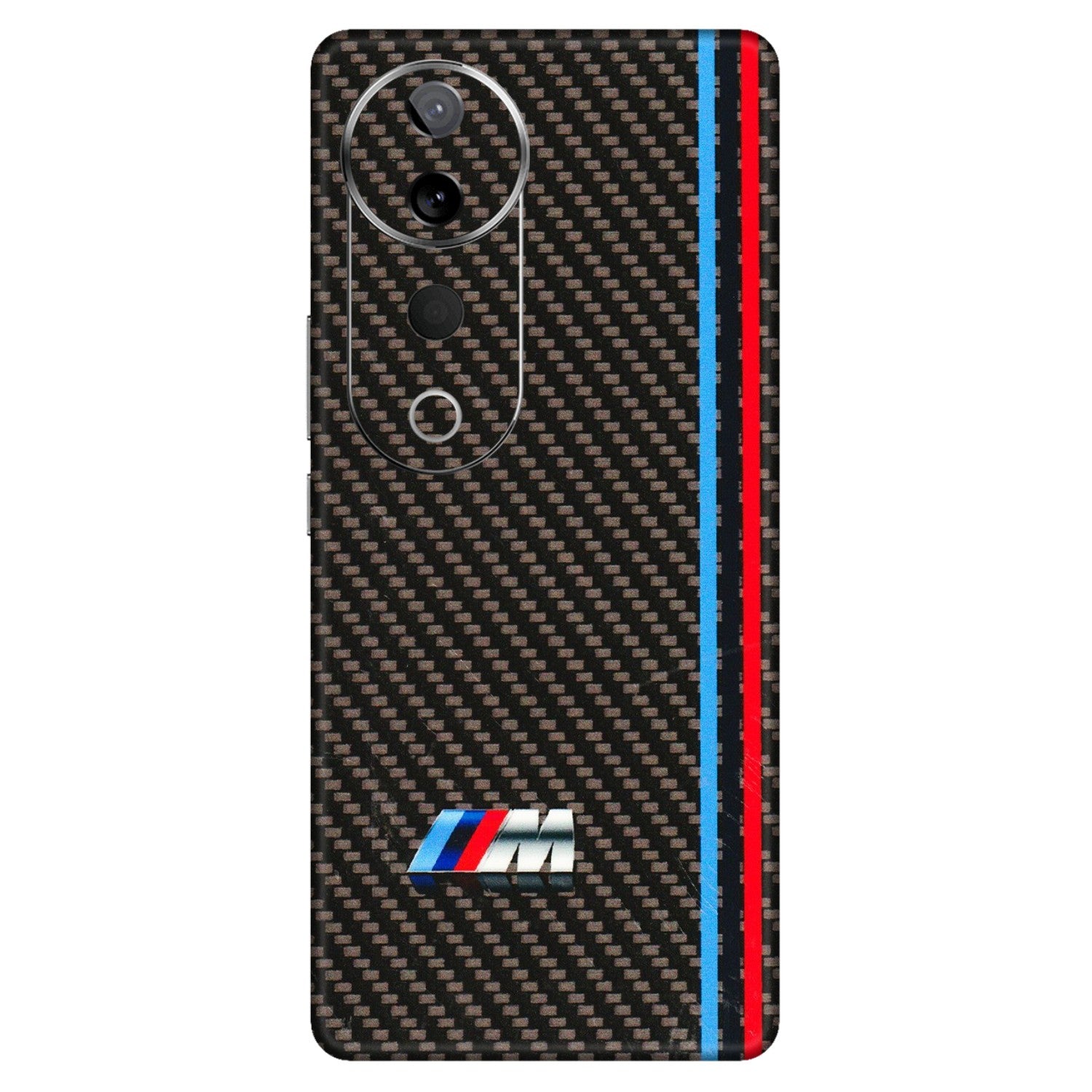 VIVO Z/V/X/T/U/S Series Phone Skins (All Models) - BM Carbon Fiber Feels - 3D Embossed Finish (L-38) Vivo T3 Ultra (5G)