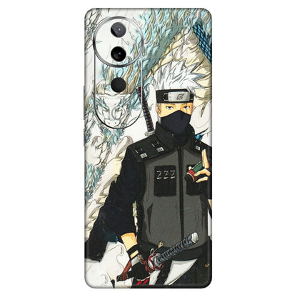 VIVO Z/V/X/T/U/S Series Phone Skins (All Models) - Kakashi Hatake Naruto Anime - 3D Embossed Finish (L-46) Vivo T3 Ultra (5G)