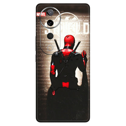 VIVO Z/V/X/T/U/S Series Phone Skins (All Models) - Deadpool - 3D Embossed Finish (L-56) Vivo T3 Ultra (5G)