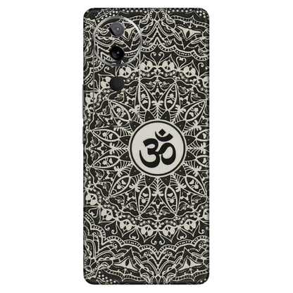 VIVO Z/V/X/T/U/S Series Phone Skins (All Models) - Aum Elegant Mandala - 3D Embossed Finish (L-62) Vivo T3 Ultra (5G)