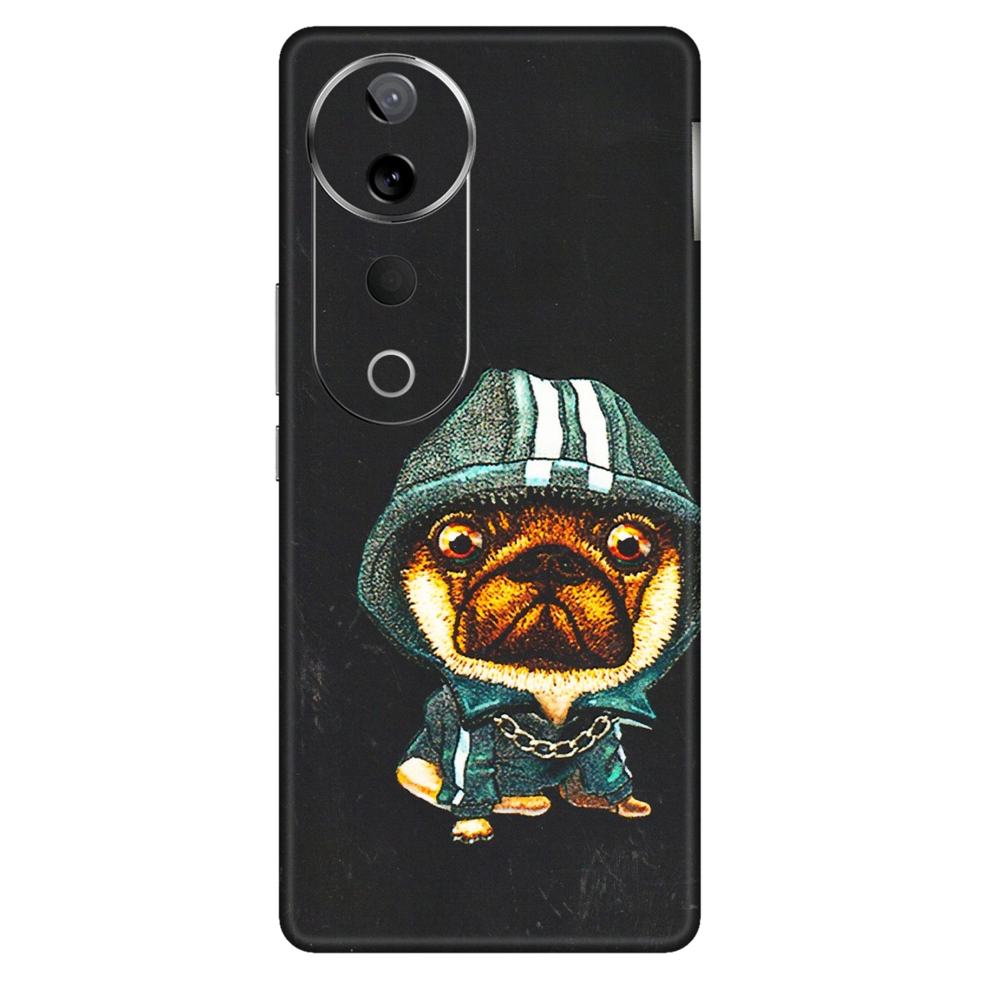VIVO Z/V/X/T/U/S Series Phone Skins (All Models) - Puppy N Hoodie - 3D Embossed Finish (L-90) Vivo T3 Ultra (5G)
