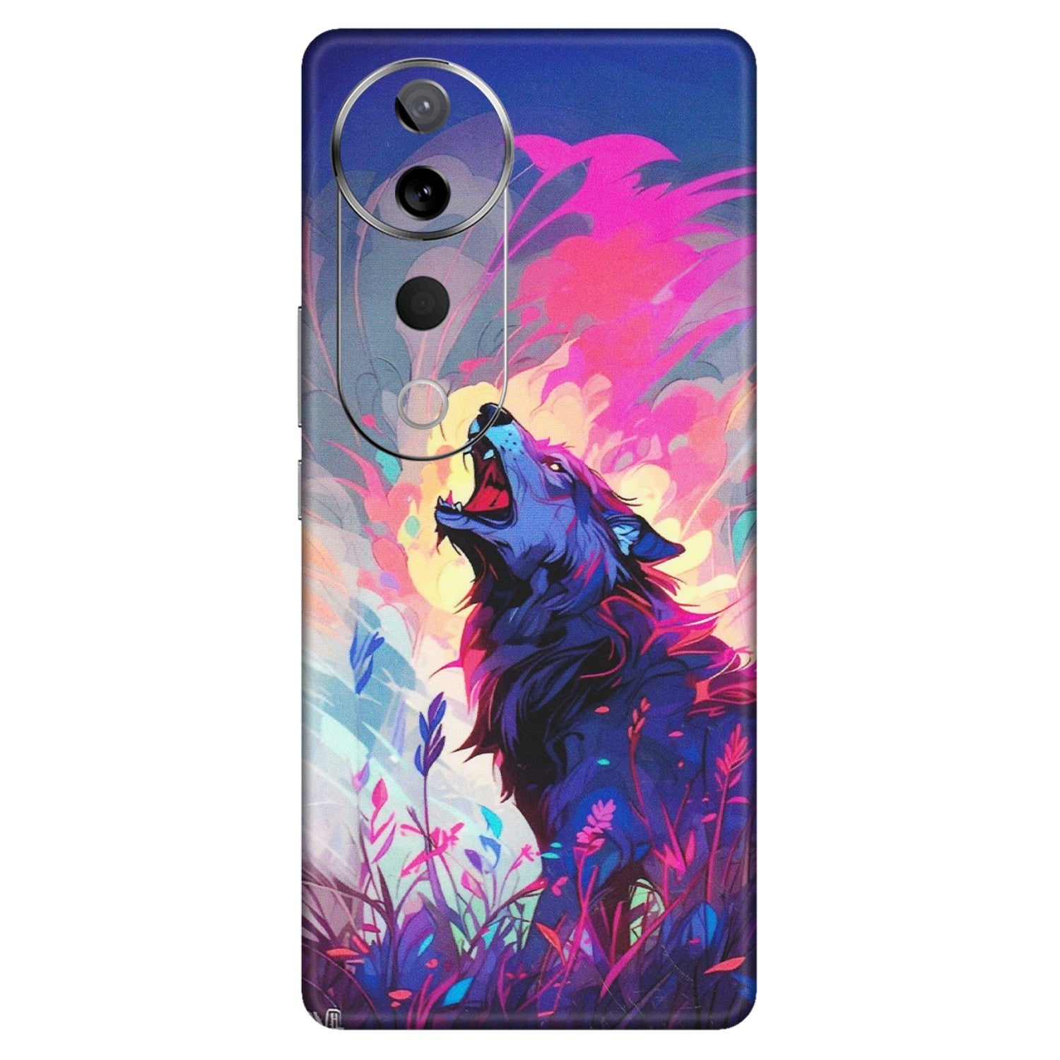 VIVO Z/V/X/T/U/S Series Phone Skins (All Models) - New Wild Wolf Abstract - Matte Finish (M-125) Vivo T3 Ultra (5G)