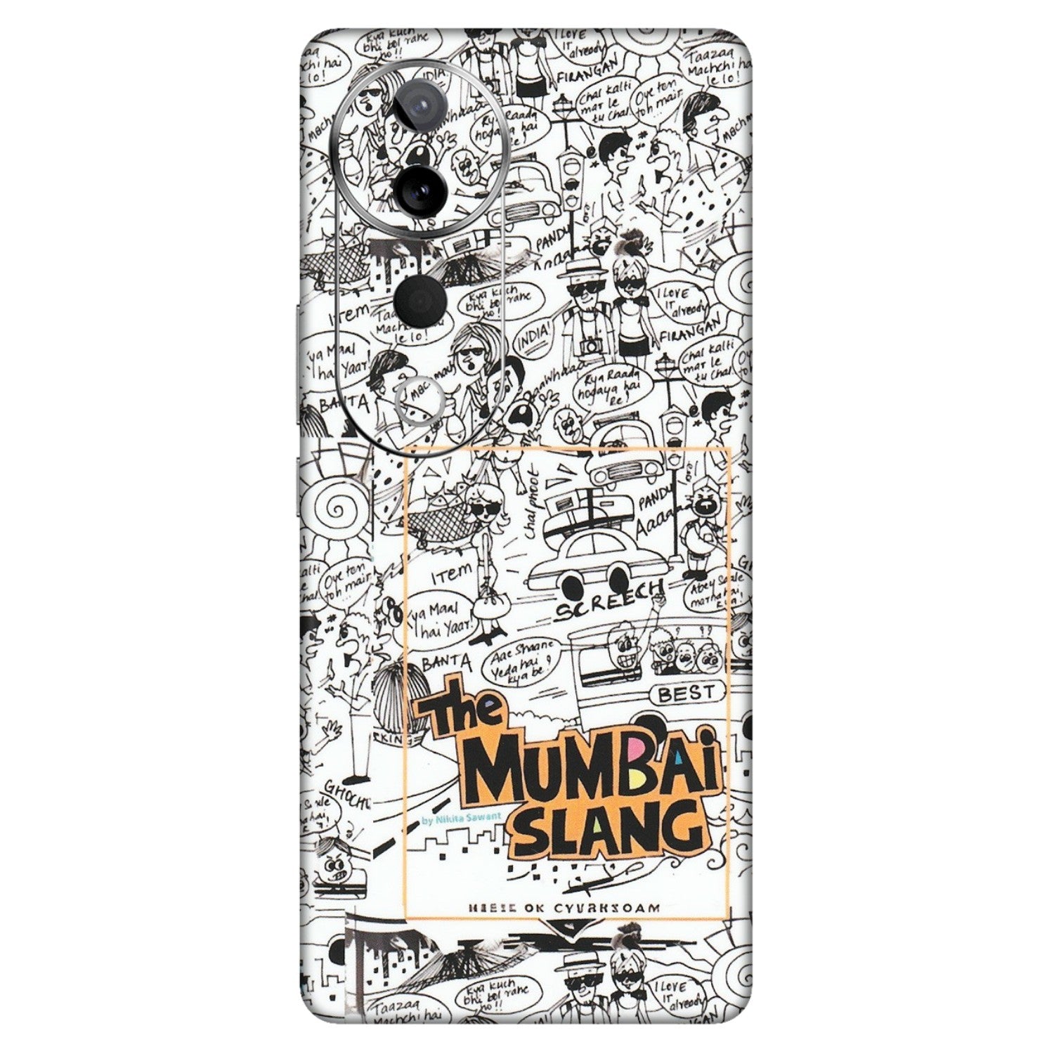 VIVO Z/V/X/T/U/S Series Phone Skins (All Models) - The Mumbai Slang - Matte Finish (M-142) Vivo T3 Ultra (5G)