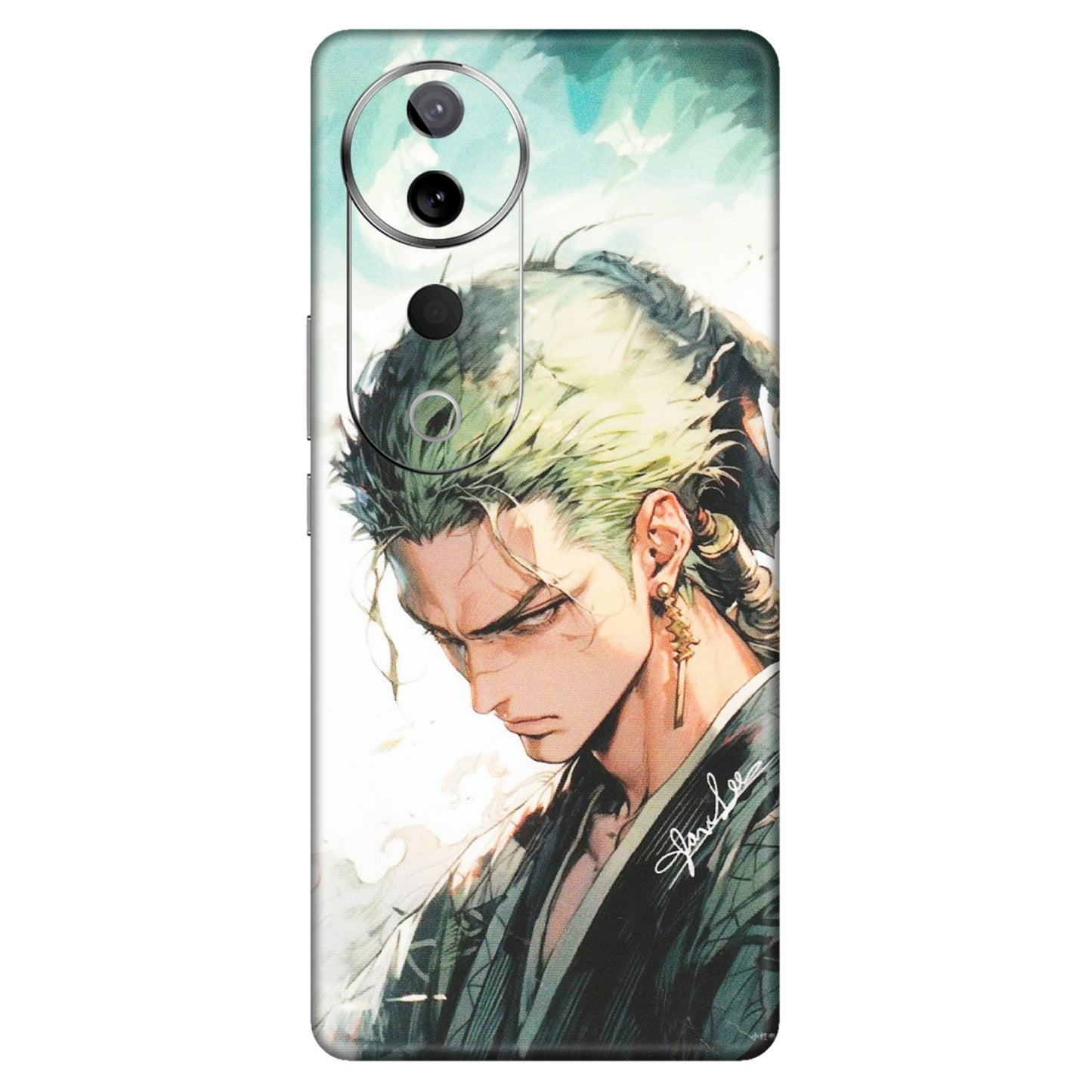 VIVO Z/V/X/T/U/S Series Phone Skins (All Models) - Pirate Hunter One Piece Anime - Matte Finish (M-157) Vivo T3 Ultra (5G)