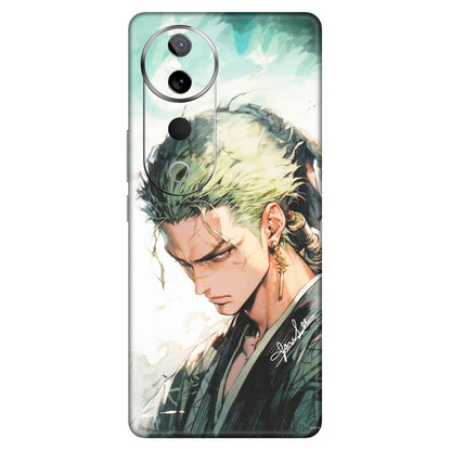 VIVO Z/V/X/T/U/S Series Phone Skins (All Models) - Pirate Hunter One Piece Anime - Matte Finish (M-157) Vivo T3 Ultra (5G)