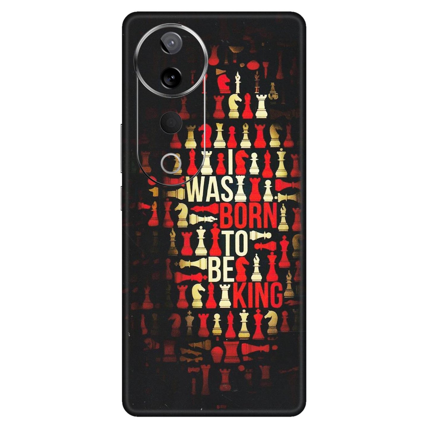 VIVO Z/V/X/T/U/S Series Phone Skins (All Models) - Born To Be King - Matte Finish (M-73) Vivo T3 Ultra (5G)