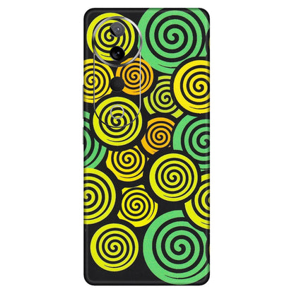 VIVO Z/V/X/T/U/S Series Phone Skins (All Models) - Crazy Spiral - Matte Finish (M-91) Vivo T3 Ultra (5G)