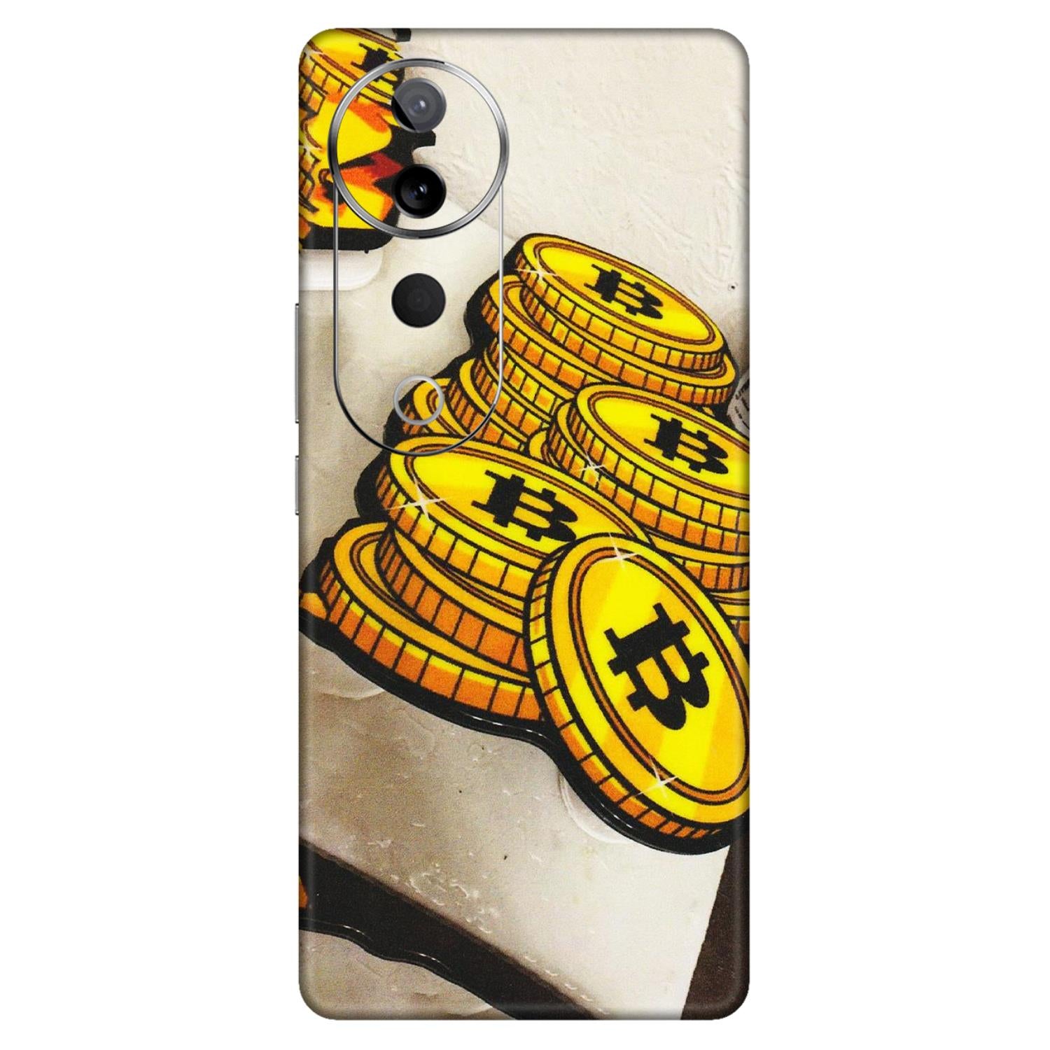 VIVO Z/V/X/T/U/S Series Phone Skins (All Models) - Billionaire Bitcoin Collection - Matte Finish (M-92) Vivo T3 Ultra (5G)