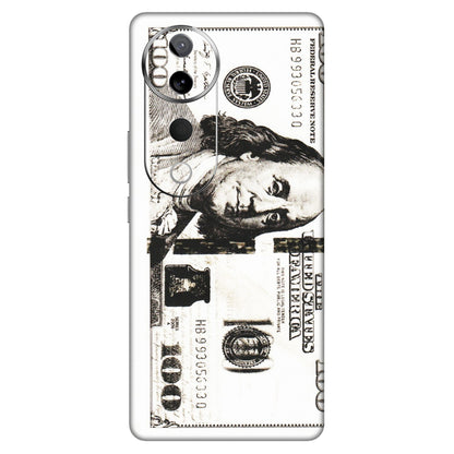 VIVO Z/V/X/T/U/S Series Phone Skins (All Models) - 100 Dollar Currency - Transparent Finish (T-01) Vivo T3 Ultra (5G)