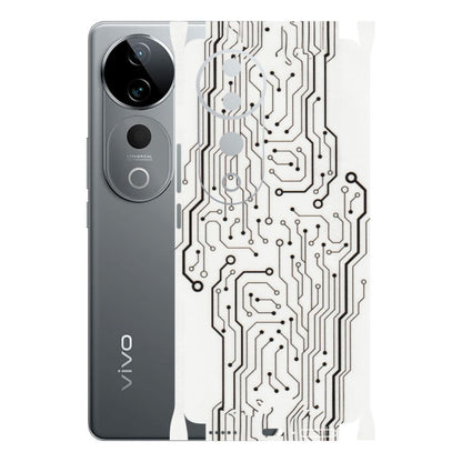 VIVO Z/V/X/T/U/S Series Phone Skins (All Models) - Tech Circuits - Transparent Finish (T-03) Vivo T3 Ultra (5G)