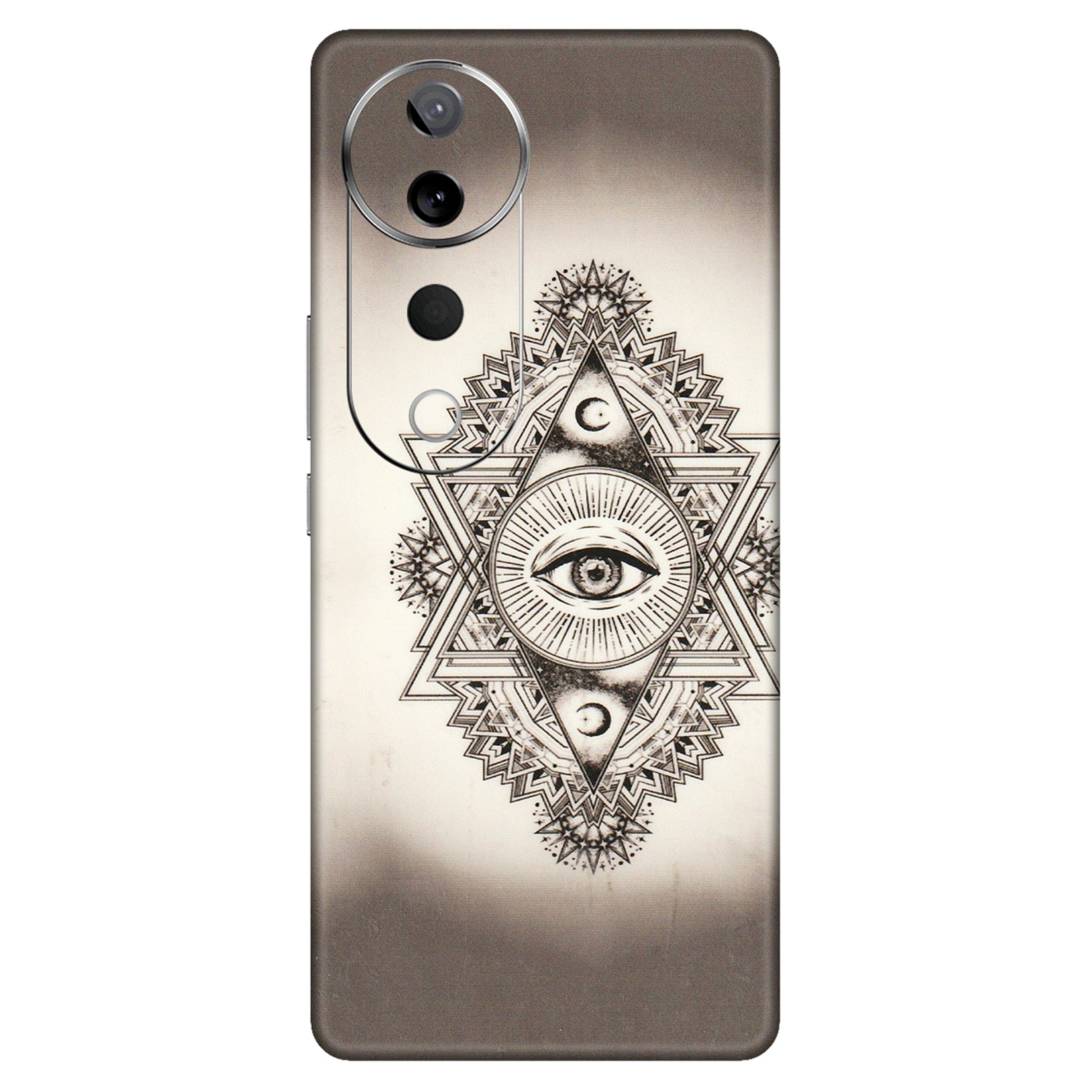 VIVO Z/V/X/T/U/S Series Phone Skins (All Models) - Illuminati Great Eye - Transparent Finish (T-14) Vivo T3 Ultra (5G)
