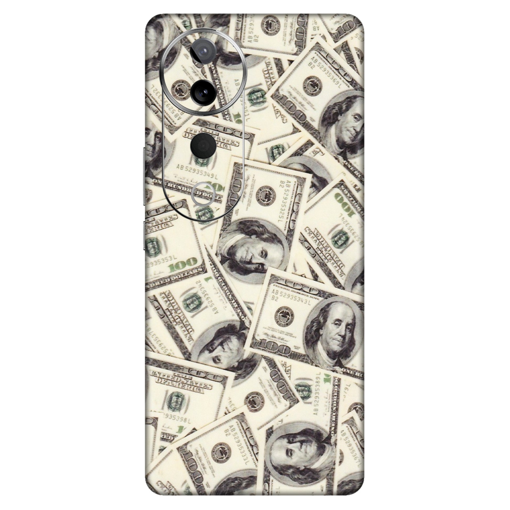 VIVO Z/V/X/T/U/S Series Phone Skins (All Models) - Dollar Lover - Transparent Finish (T-17) Vivo T3 Ultra (5G)