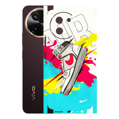 VIVO Z/V/X/T/U/S Series Phone Skins (All Models) - Sneaker - 3D Embossed Finish (L-207) Vivo T3 X (5G)