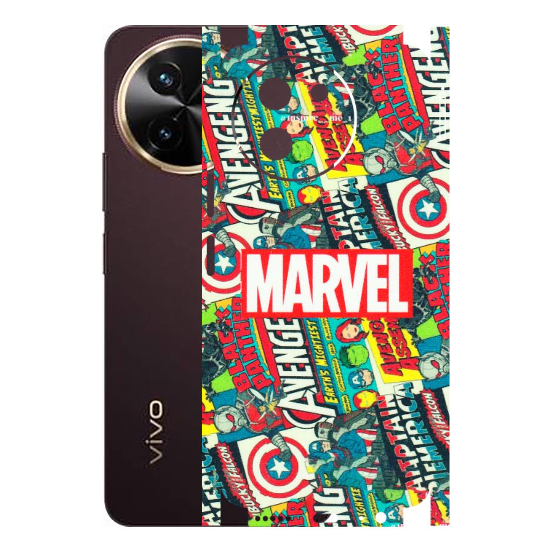 VIVO Z/V/X/T/U/S Series Phone Skins (All Models) - Marvel Comic Lover - Matte Finish (M-30) Vivo T3 X (5G)