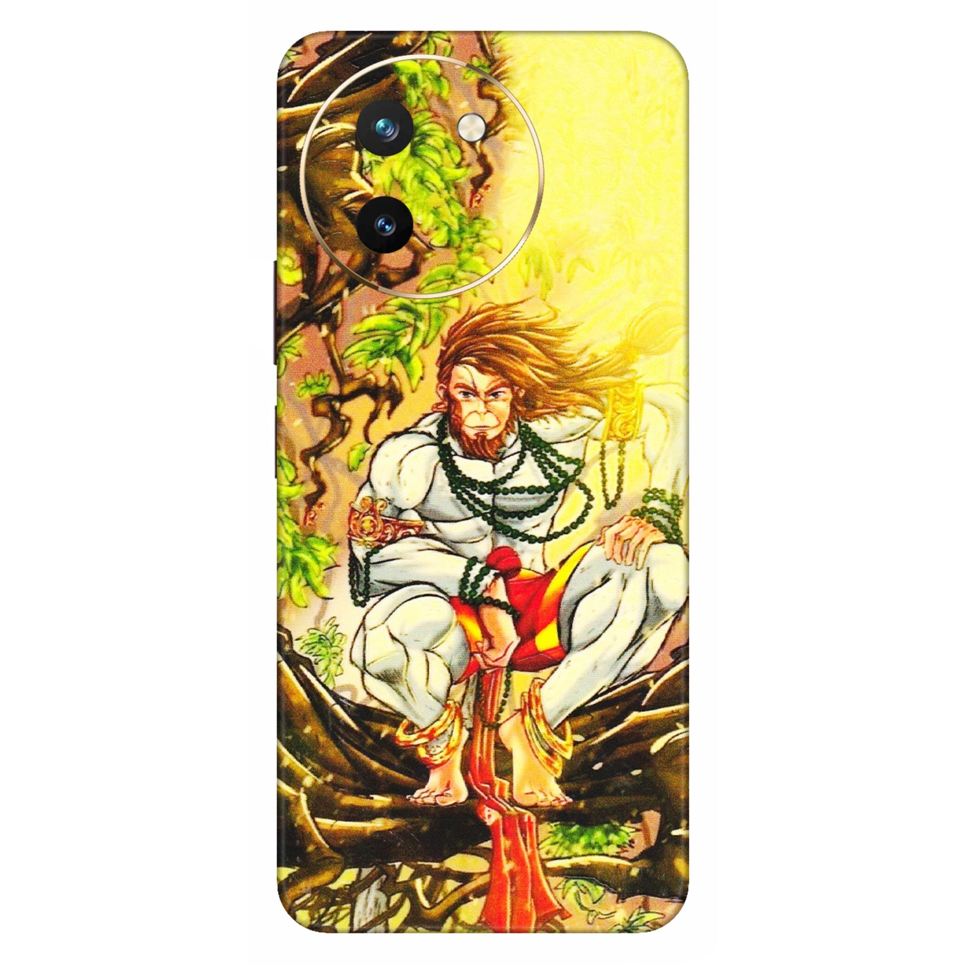 VIVO Z/V/X/T/U/S Series Phone Skins (All Models) - Lord Hanuman - 3D Embossed Finish (L-152) Vivo T3 X (5G)