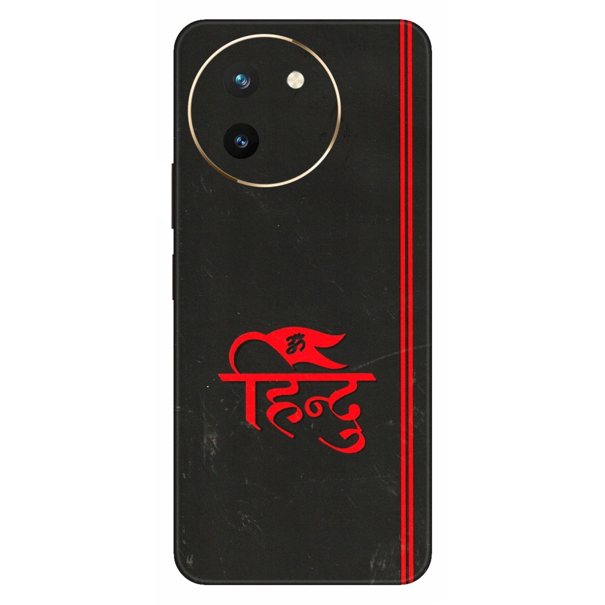 VIVO Z/V/X/T/U/S Series Phone Skins (All Models) - Hindu Black - 3D Embossed Finish (L-153) Vivo T3 X (5G)