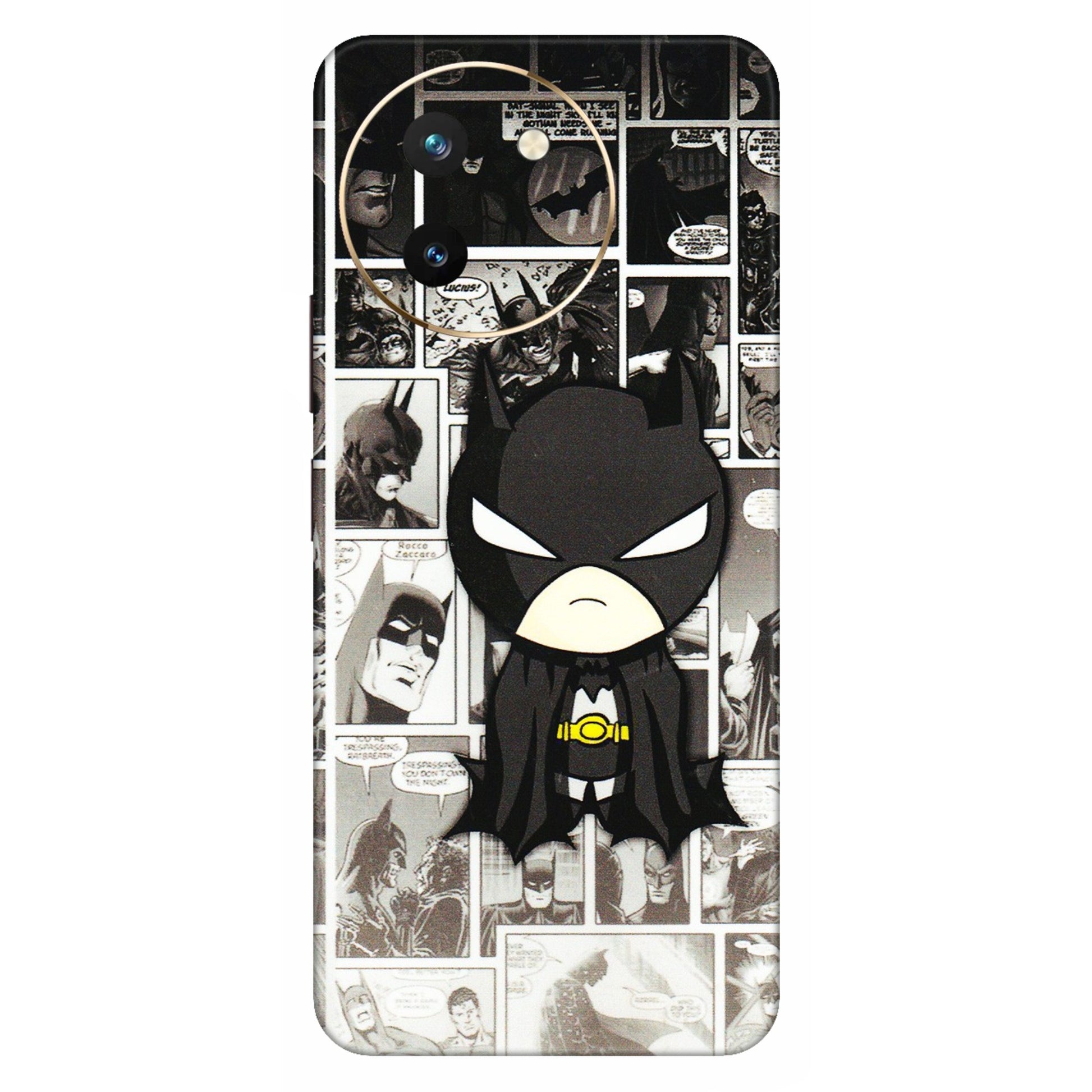 VIVO Z/V/X/T/U/S Series Phone Skins (All Models) - Toon Batman - 3D Embossed Finish (L-182) Vivo T3 X (5G)