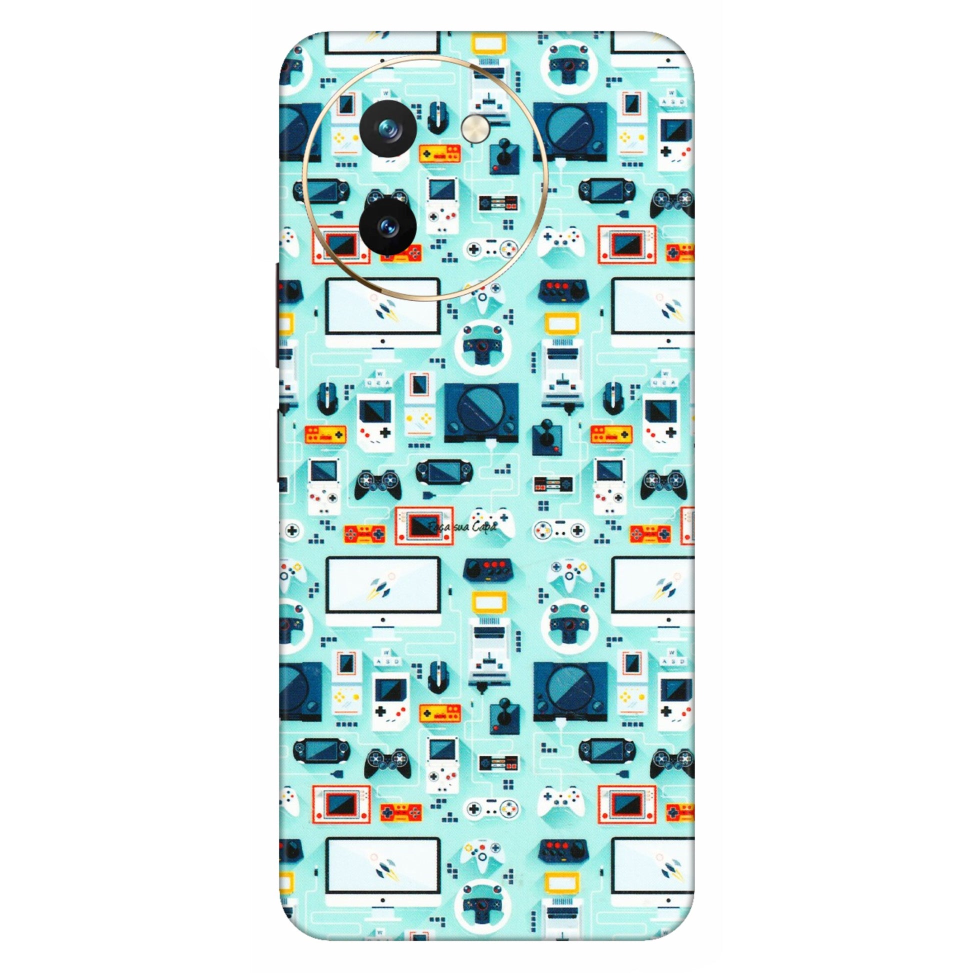 VIVO Z/V/X/T/U/S Series Phone Skins (All Models) - Gadgets Doodle - 3D Embossed Finish (L-184) Vivo T3 X (5G)