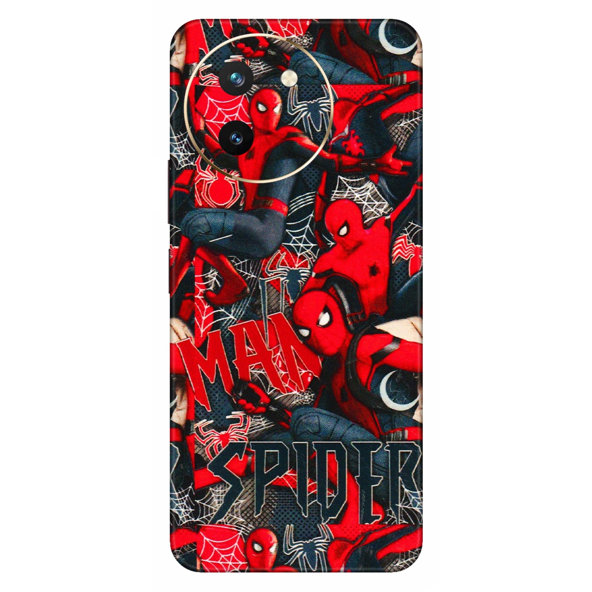 VIVO Z/V/X/T/U/S Series Phone Skins (All Models) - SpiderMan Cool - 3D Embossed Finish (L-188) Vivo T3 X (5G)