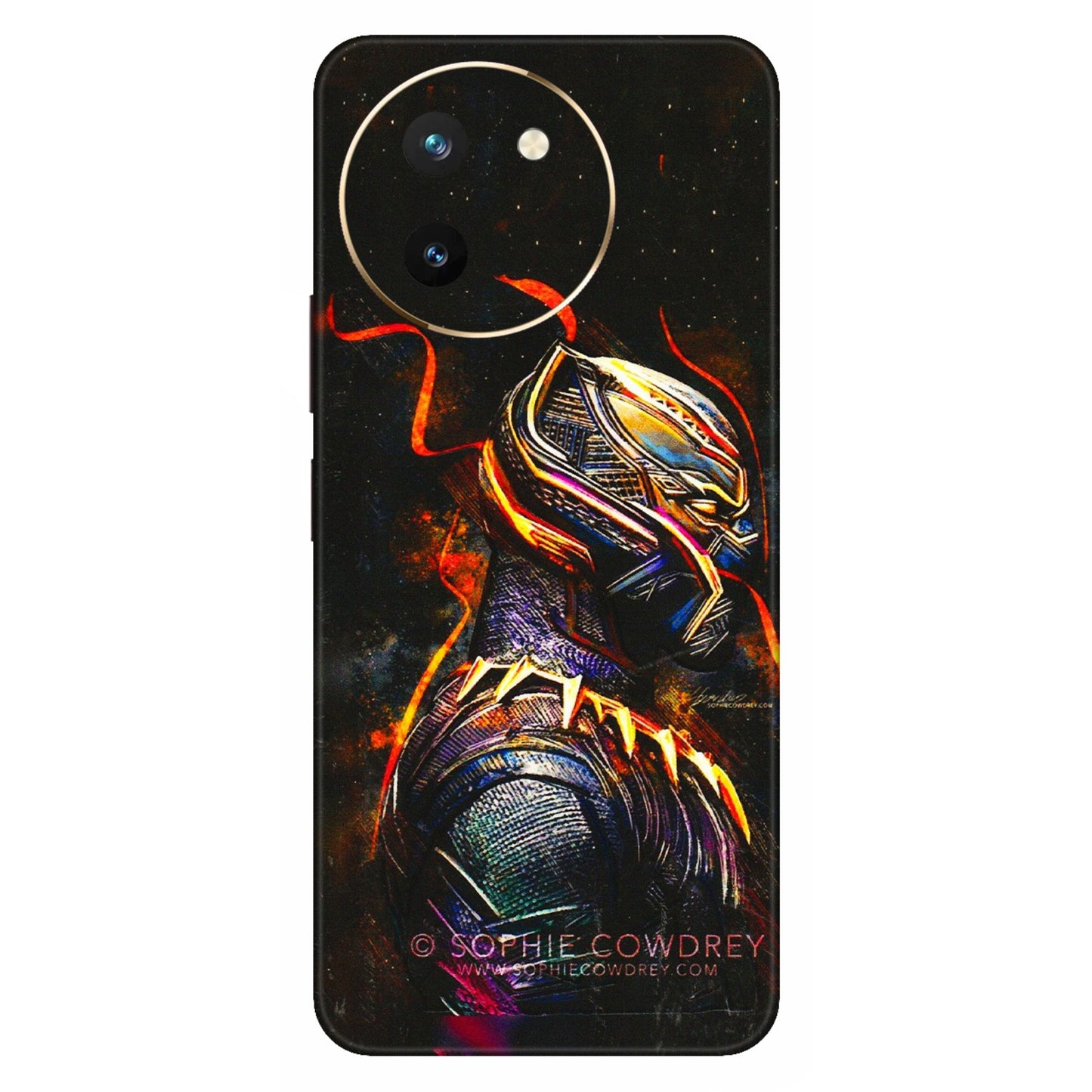 VIVO Z/V/X/T/U/S Series Phone Skins (All Models) - Black Panther - 3D Embossed Finish (L-190) Vivo T3 X (5G)