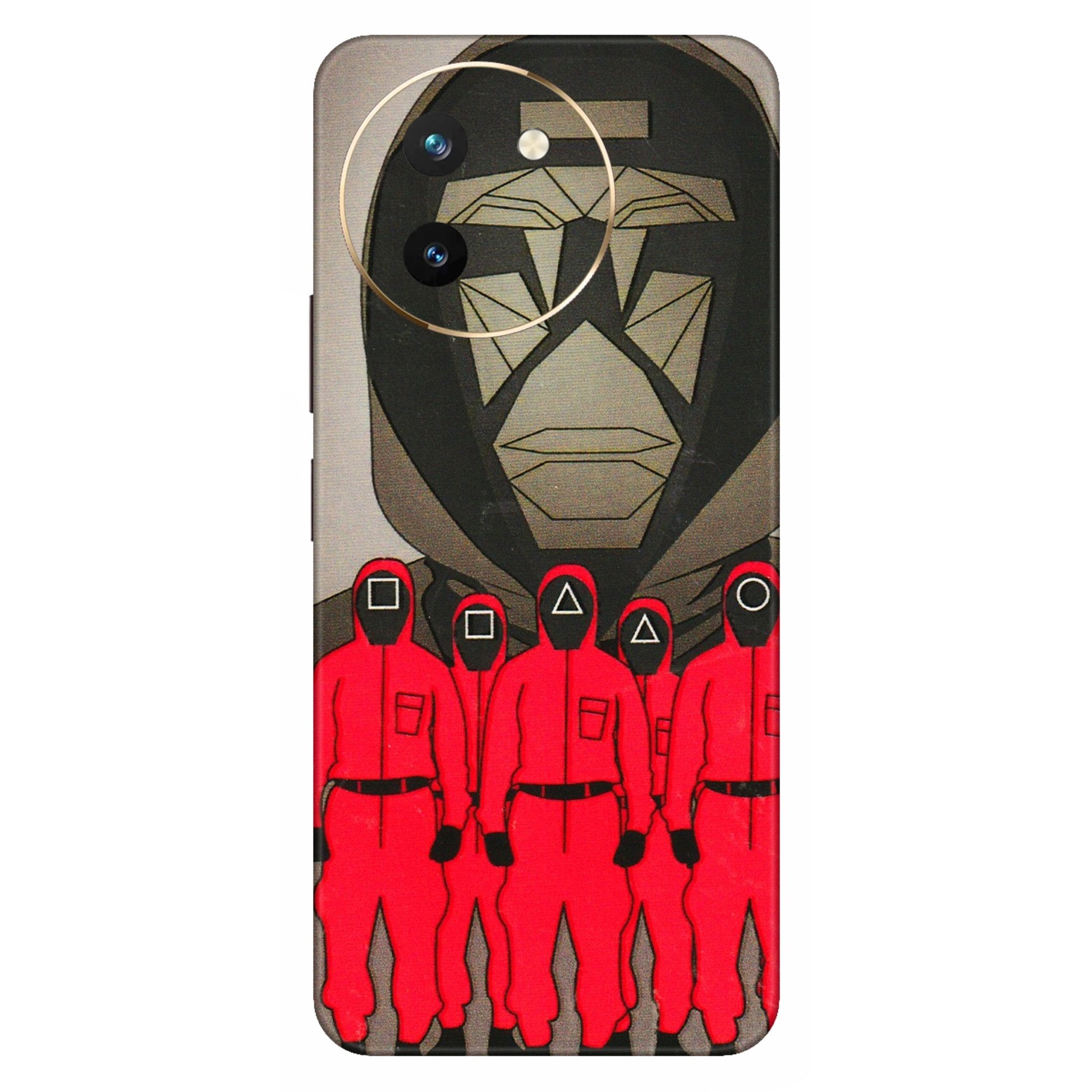 VIVO Z/V/X/T/U/S Series Phone Skins (All Models) - Squid Game Hero - 3D Embossed Finish (L-245) Vivo T3 X (5G)