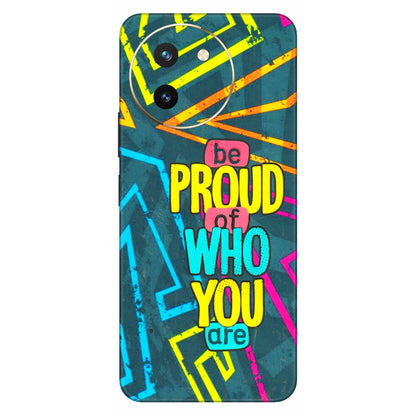 VIVO Z/V/X/T/U/S Series Phone Skins (All Models) - Be Proud Of Who You Are - 3D Embossed Finish (L-277) Vivo T3 X (5G)