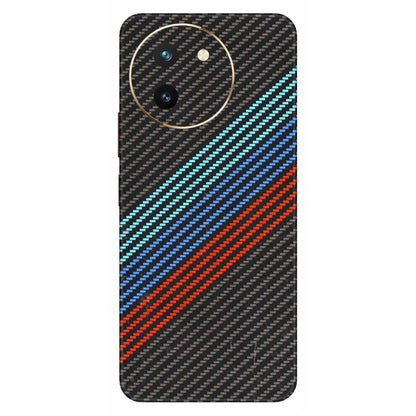 VIVO Z/V/X/T/U/S Series Phone Skins (All Models) - Carbon BM - 3D Embossed Finish (L-302) Vivo T3 X (5G)