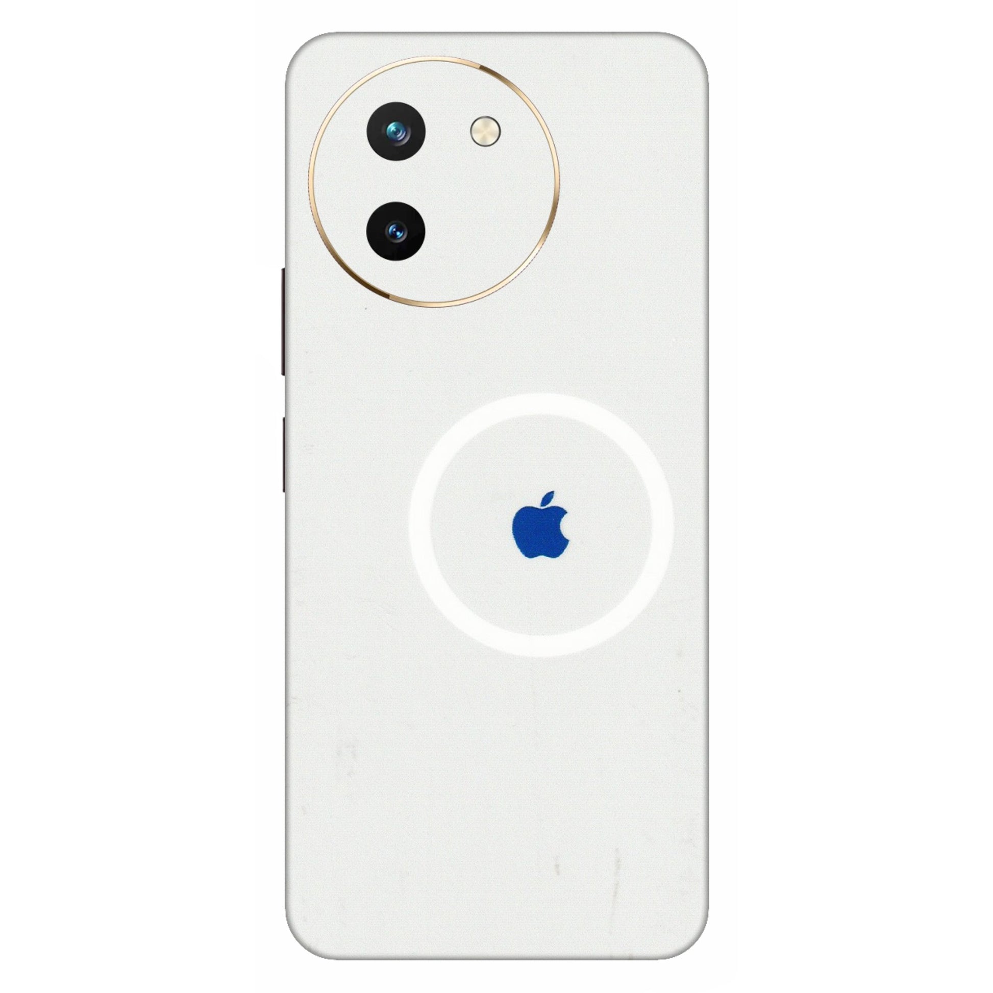 VIVO Z/V/X/T/U/S Series Phone Skins (All Models) - iPhone Magsafe Logo - 3D Embossed Finish (L-320) Vivo T3 X (5G)