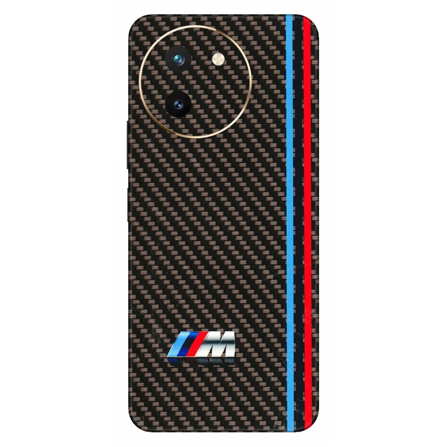 VIVO Z/V/X/T/U/S Series Phone Skins (All Models) - BM Carbon Fiber Feels - 3D Embossed Finish (L-38) Vivo T3 X (5G)