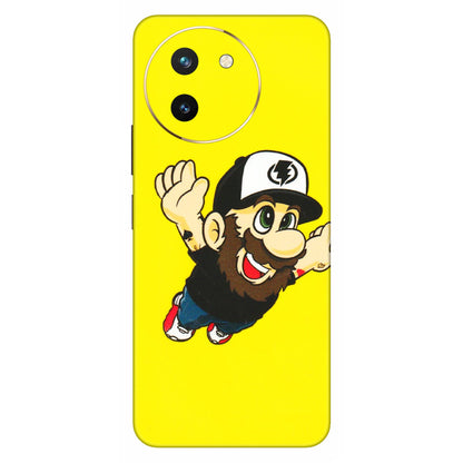VIVO Z/V/X/T/U/S Series Phone Skins (All Models) - Flying Beardo - 3D Embossed Finish (L-60) Vivo T3 X (5G)
