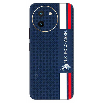 VIVO Z/V/X/T/U/S Series Phone Skins (All Models) - US POLO Designer Brand - 3D Embossed Finish (L-65) Vivo T3 X (5G)