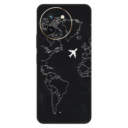 VIVO Z/V/X/T/U/S Series Phone Skins (All Models) - Never Ending Travel - 3D Embossed Finish (L-79) Vivo T3 X (5G)