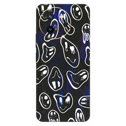 VIVO Z/V/X/T/U/S Series Phone Skins (All Models) - Distorted Smileys - 3D Embossed Finish (L-92) Vivo T3 X (5G)