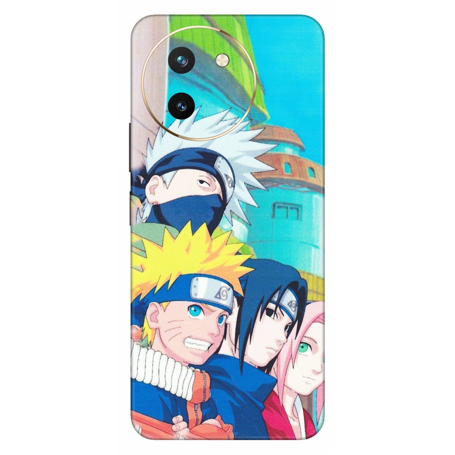 VIVO Z/V/X/T/U/S Series Phone Skins (All Models) - Team Minato And Kakashi - Matte Finish (M-101) Vivo T3 X (5G)