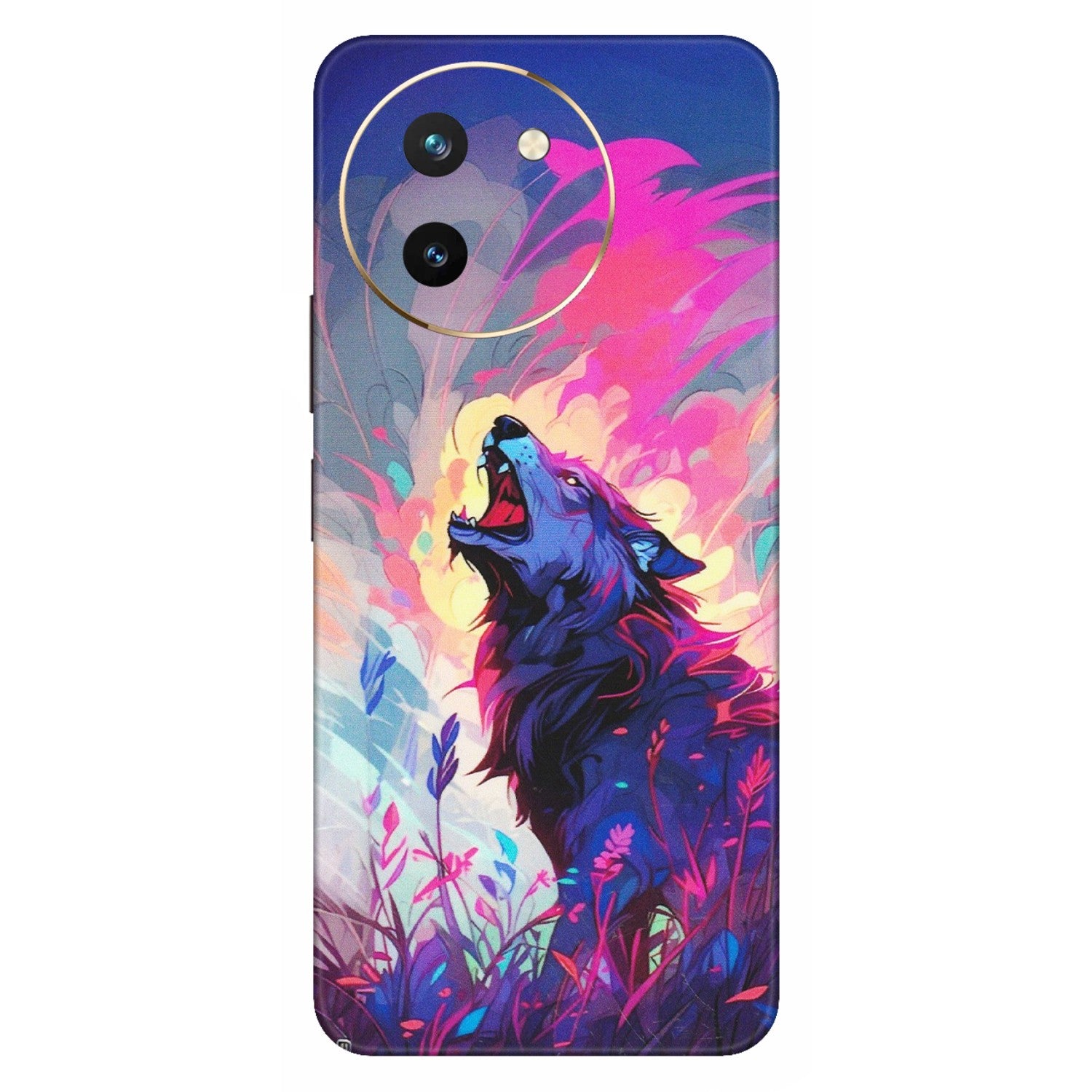 VIVO Z/V/X/T/U/S Series Phone Skins (All Models) - New Wild Wolf Abstract - Matte Finish (M-125) Vivo T3 X (5G)