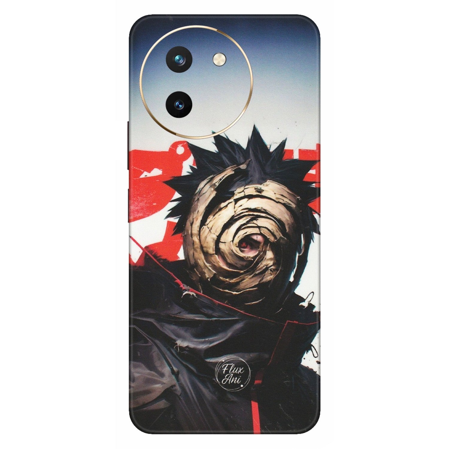VIVO Z/V/X/T/U/S Series Phone Skins (All Models) - Obito Uchiha Cool Anime - Matte Finish (M-134) Vivo T3 X (5G)