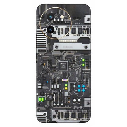 VIVO Z/V/X/T/U/S Series Phone Skins (All Models) - Motherboard Internals - Matte Finish (M-135) Vivo T3 X (5G)