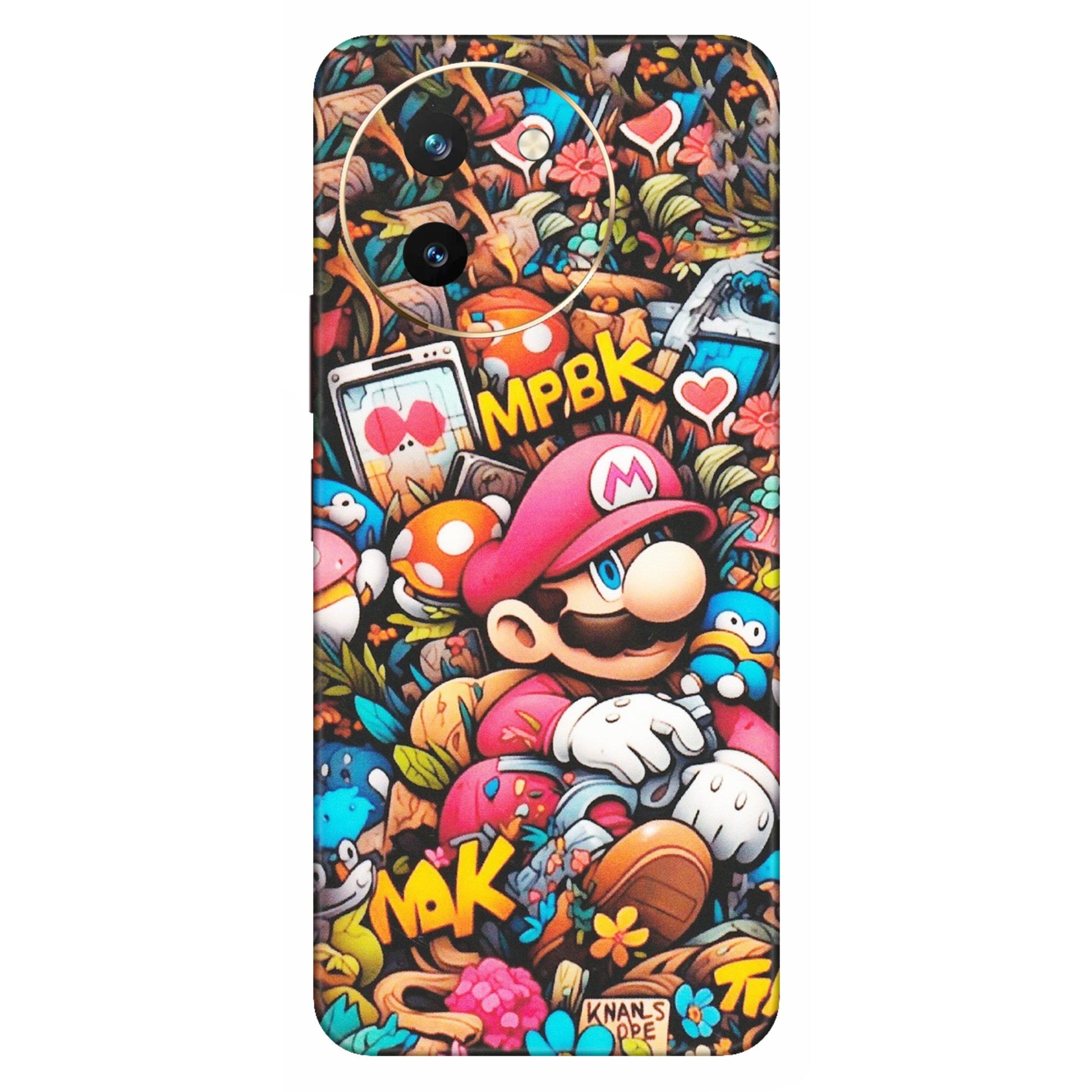 VIVO Z/V/X/T/U/S Series Phone Skins (All Models) - Super Mario Bros Artistic - Matte Finish (M-173) Vivo T3 X (5G)