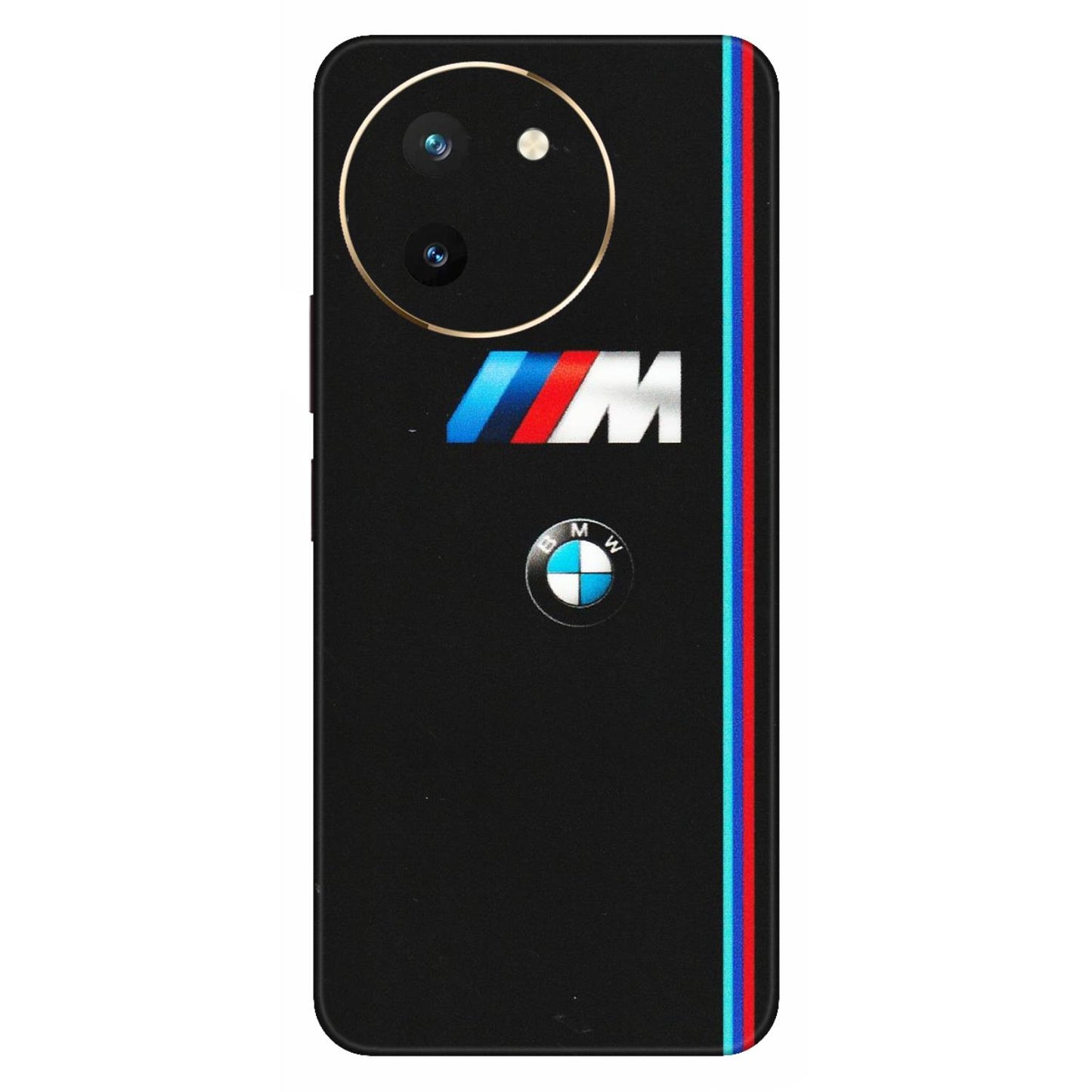 VIVO Z/V/X/T/U/S Series Phone Skins (All Models) - Styling With Black BMW - Matte Finish (M-74) Vivo T3 X (5G)